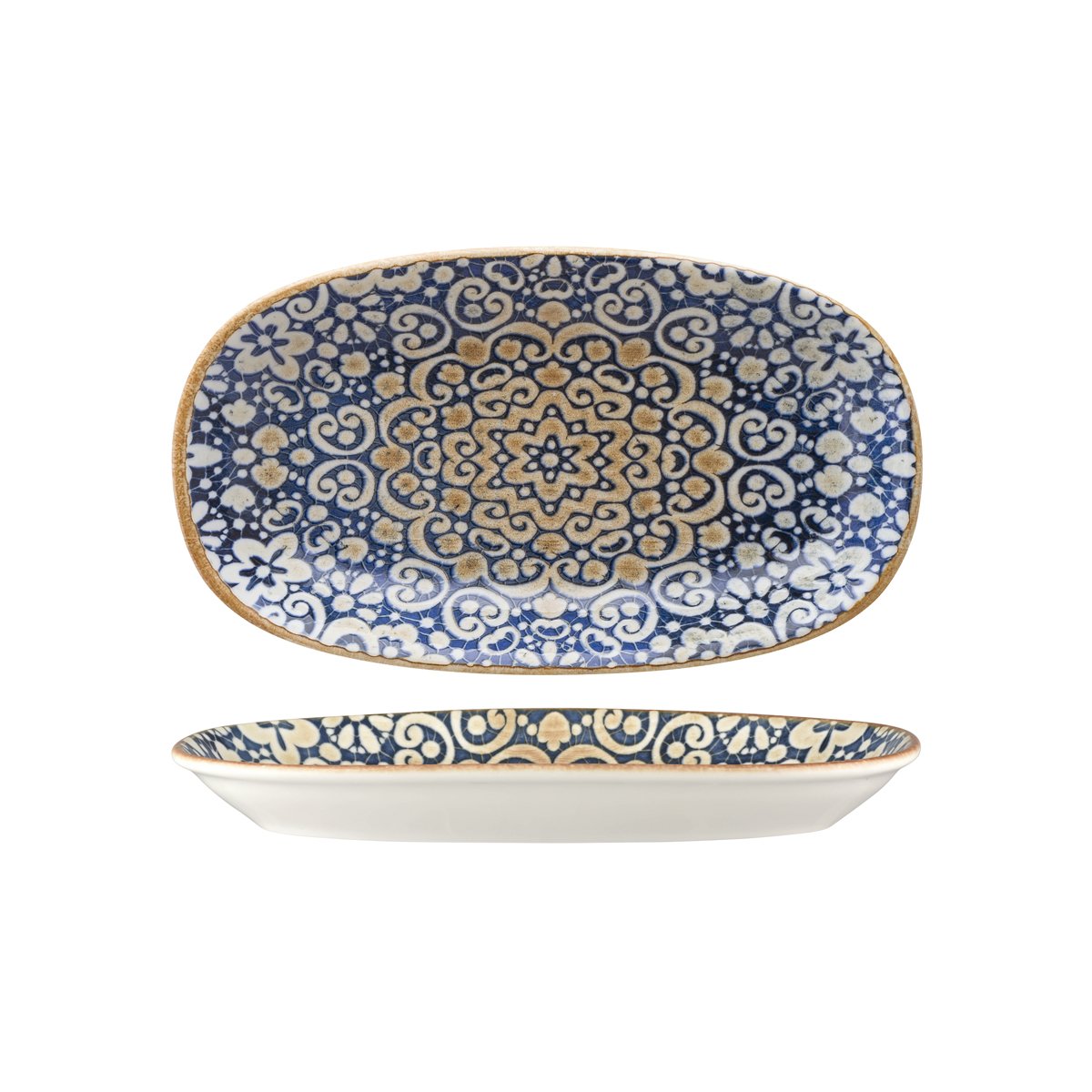 110996 Bonna Alhambra Oval Coupe Dish 340x190x40mm Tomkin Australia Hospitality Supplies
