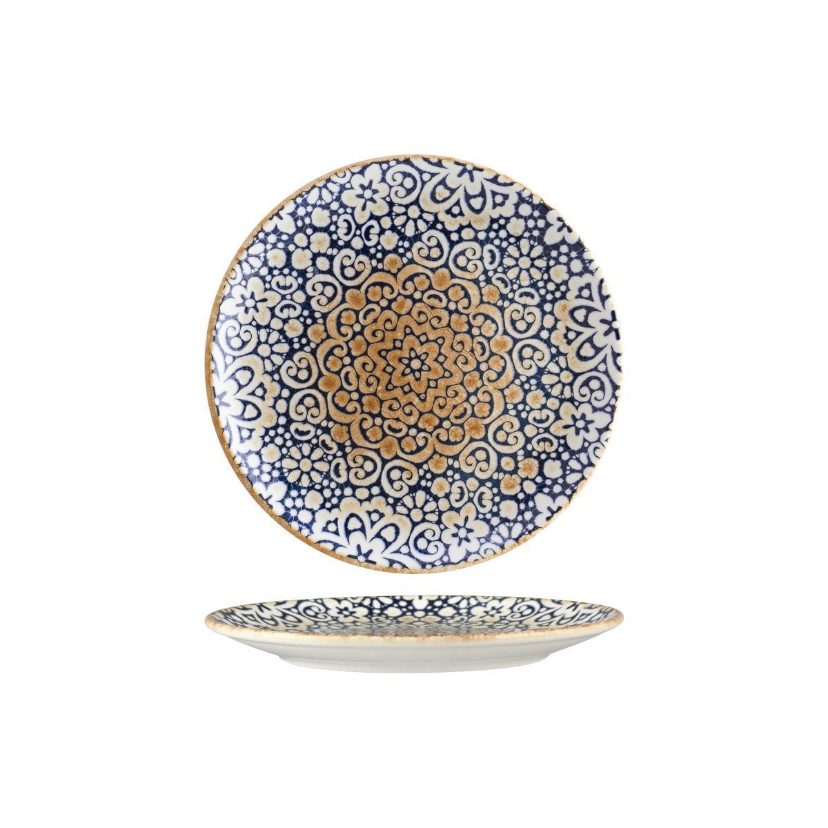 120006 Bonna Alhambra Round Coupe Plate 230x25mm Tomkin Australia Hospitality Supplies