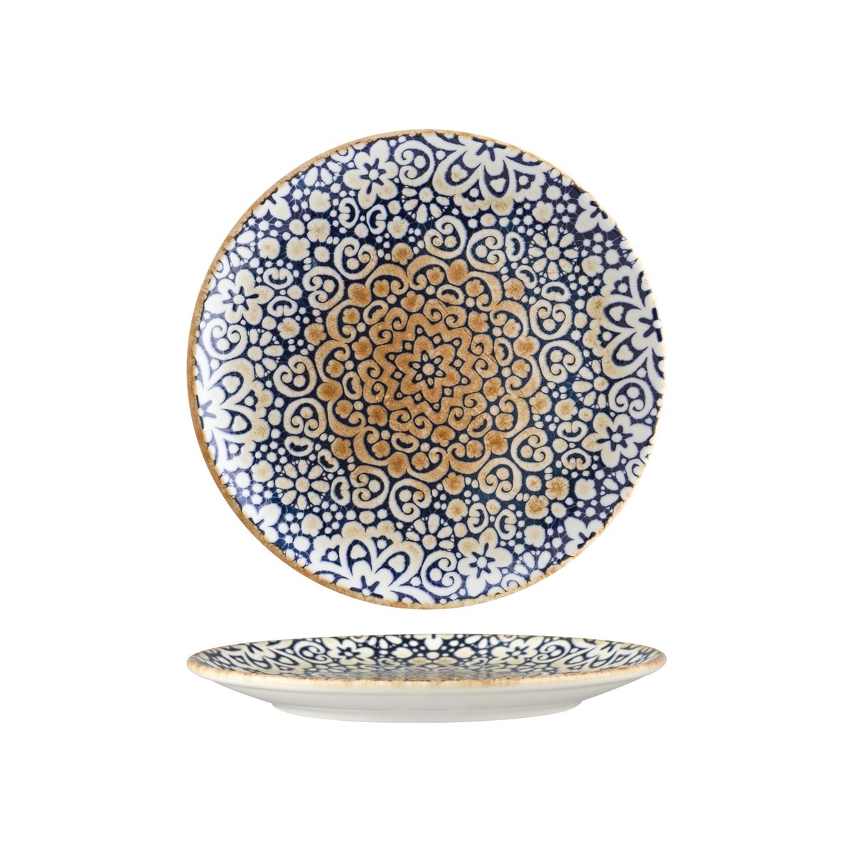 120008 Bonna Alhambra Round Coupe Plate 250x25mm Tomkin Australia Hospitality Supplies