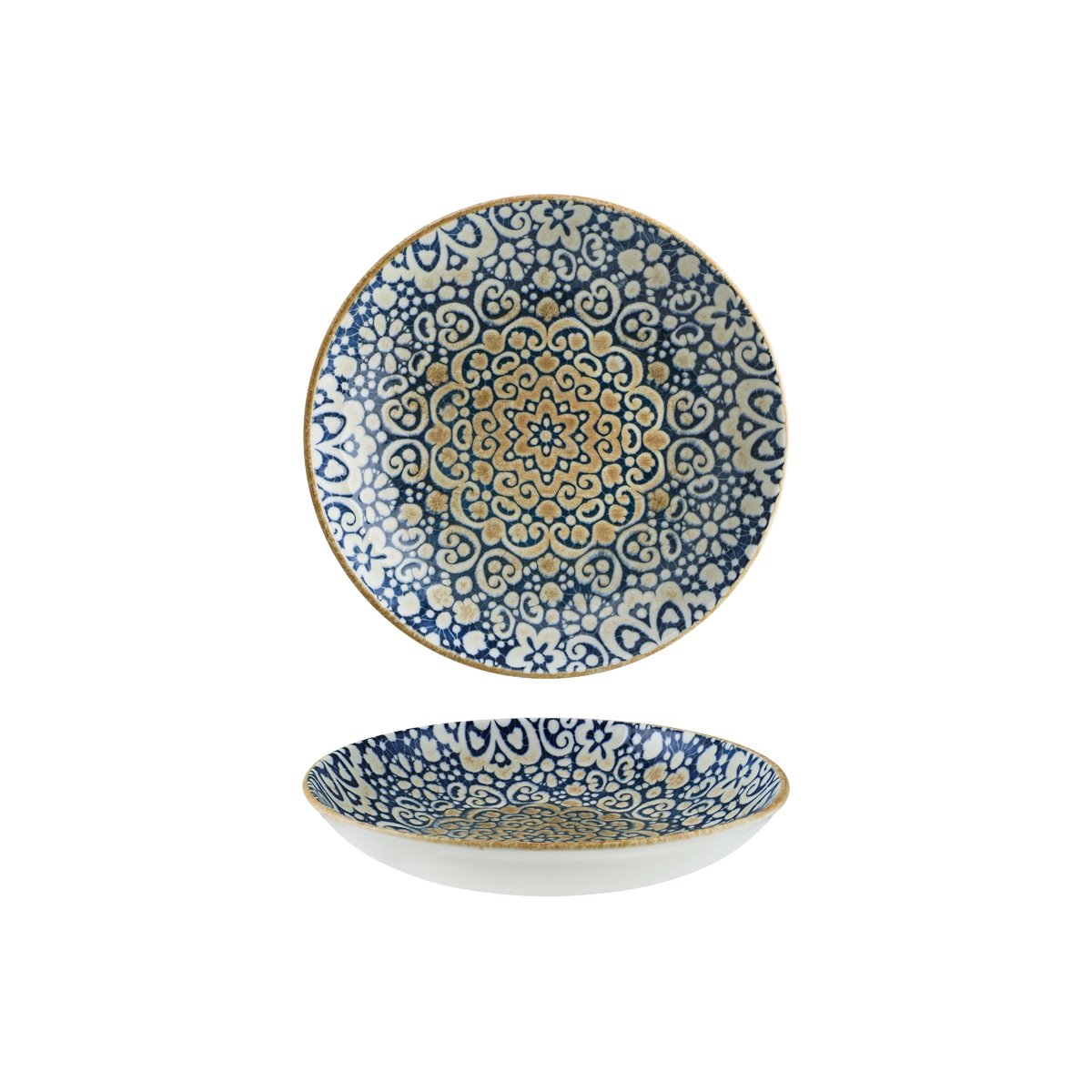 120015 Bonna Alhambra Round Flared Bowl 230x45mm/1000ml Tomkin Australia Hospitality Supplies