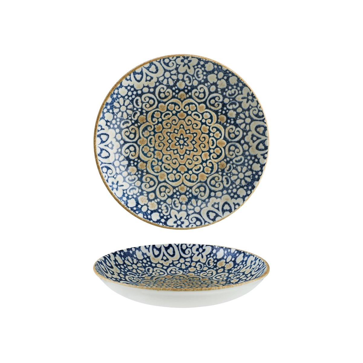 120016 Bonna Alhambra Round Flared Bowl 250x55mm/1300ml Tomkin Australia Hospitality Supplies