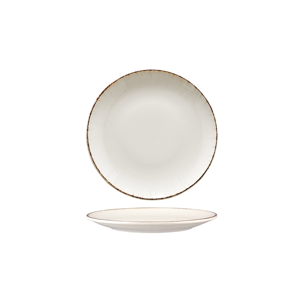 120026 Bonna Retro Round Coupe Plate 230mm Tomkin Australia Hospitality Supplies