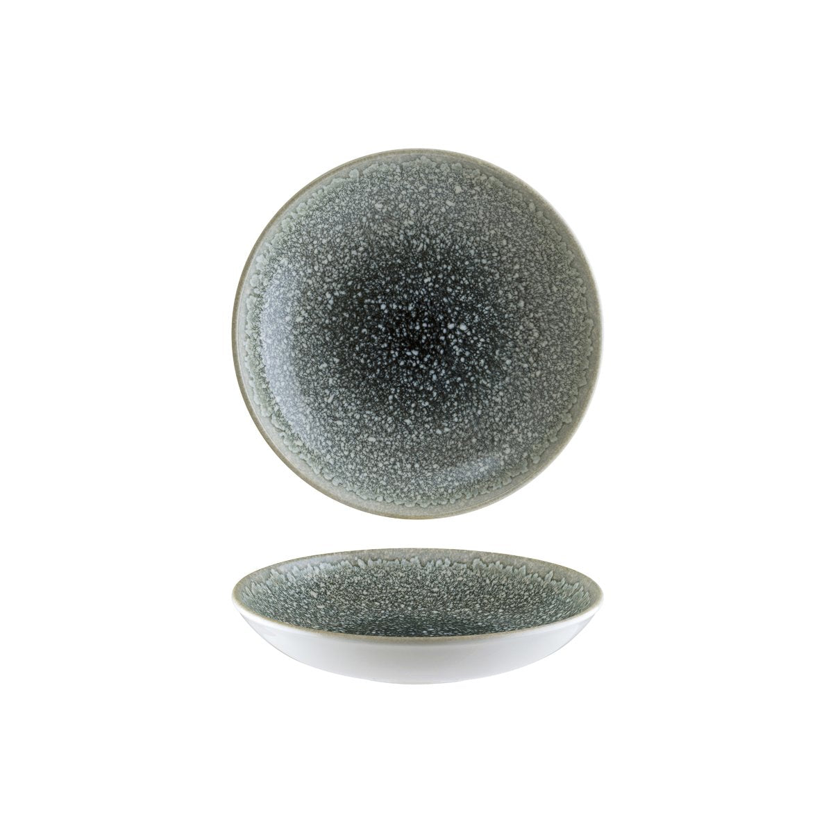 120105 Bonna Thar Black Round Flared Bowl 230x45mm/1000ml Tomkin Australia Hospitality Supplies