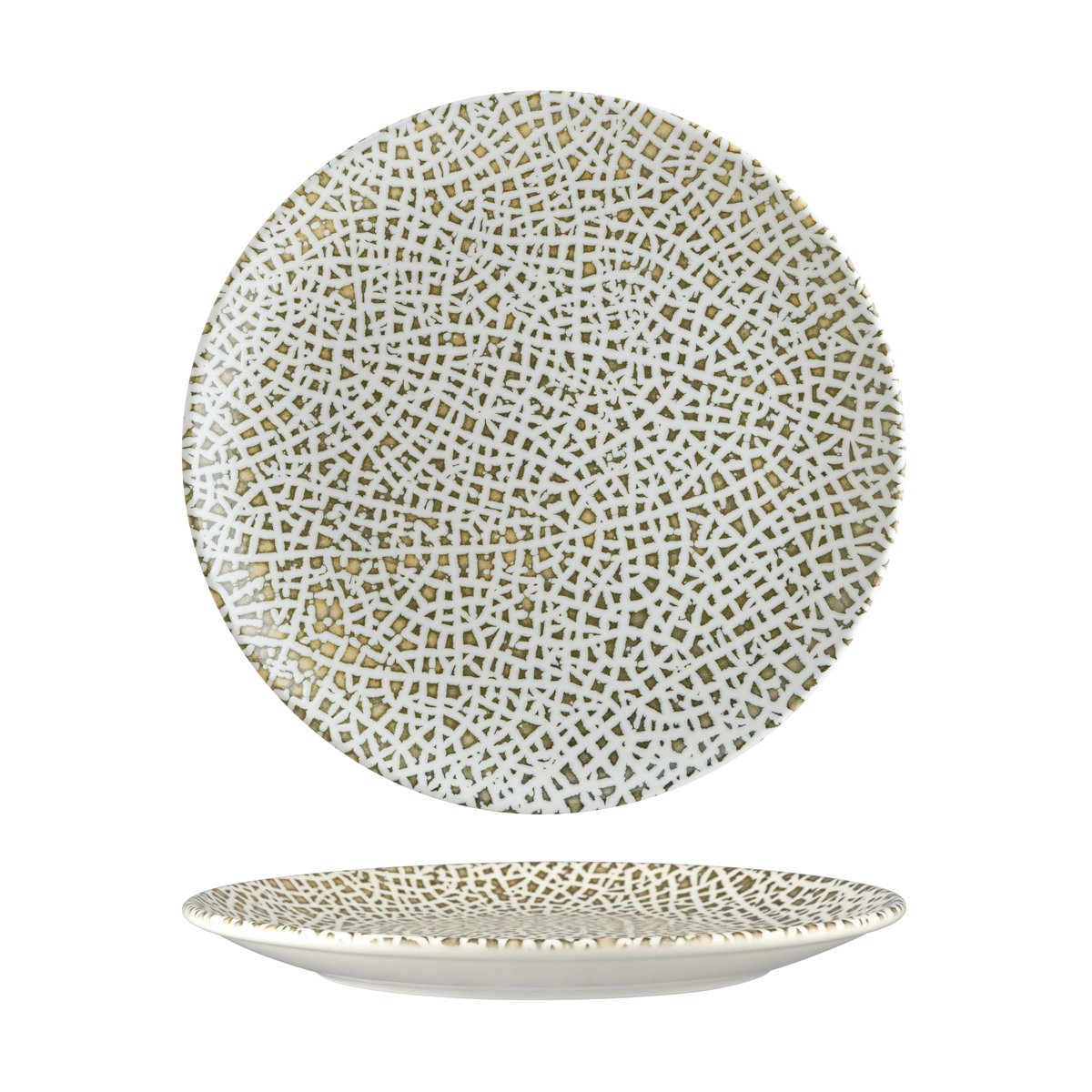 120137 Bonna Lapya Wood Round Coupe Plate 270x30mm Tomkin Australia Hospitality Supplies