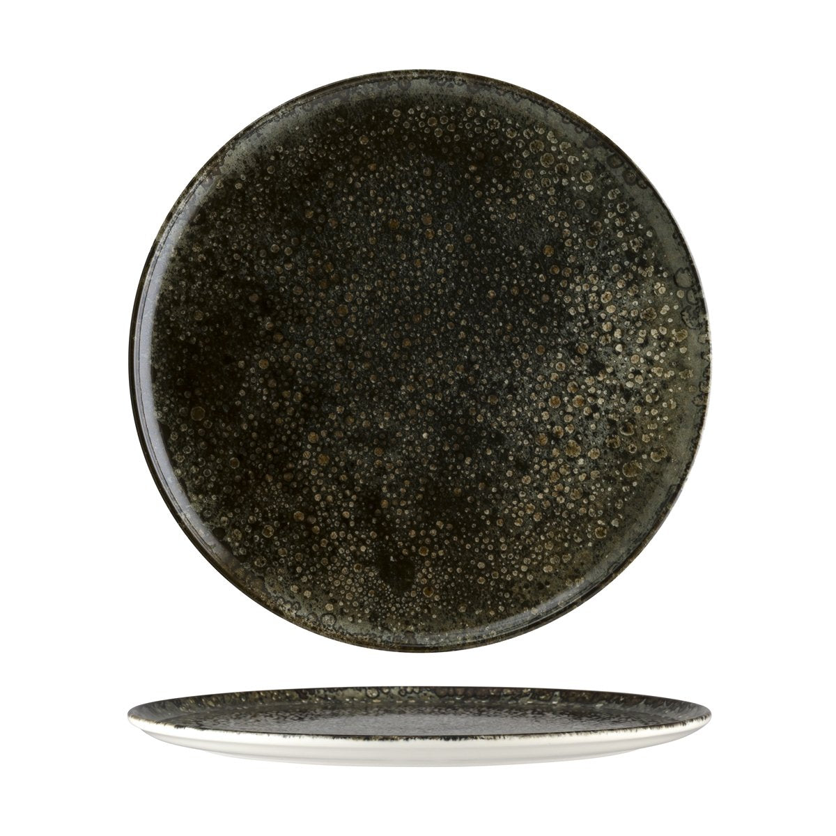 120200 Bonna Stella Wood Round Coupe Platter 320mm Tomkin Australia Hospitality Supplies