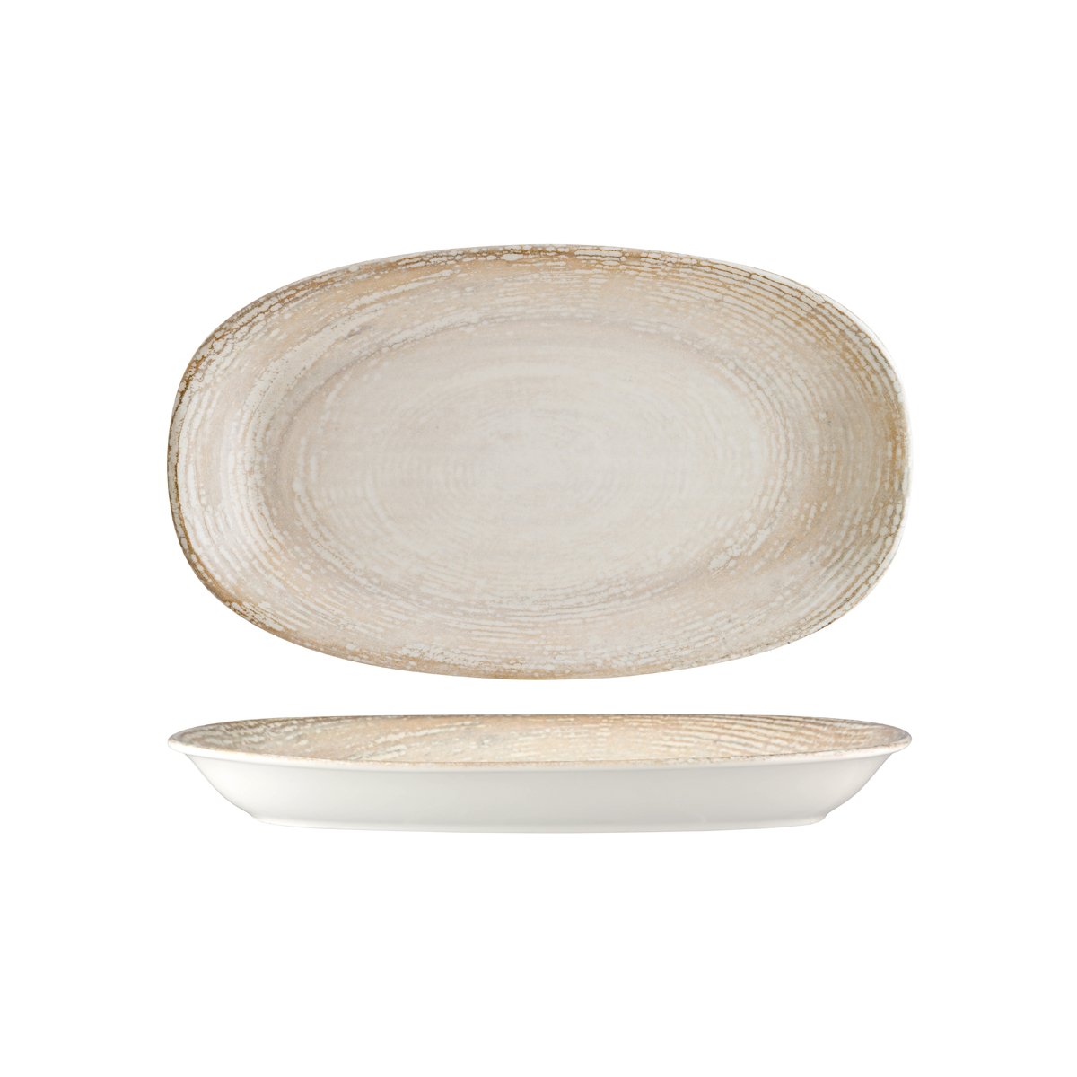 120274 Bonna Patera Oval Coupe Dish 340x190x40mm Tomkin Australia Hospitality Supplies