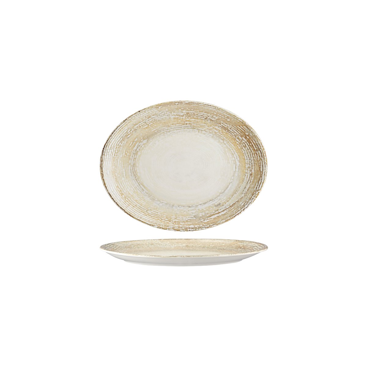120275 Bonna Patera Oval Coupe Platter 250x192x25mm Tomkin Australia Hospitality Supplies