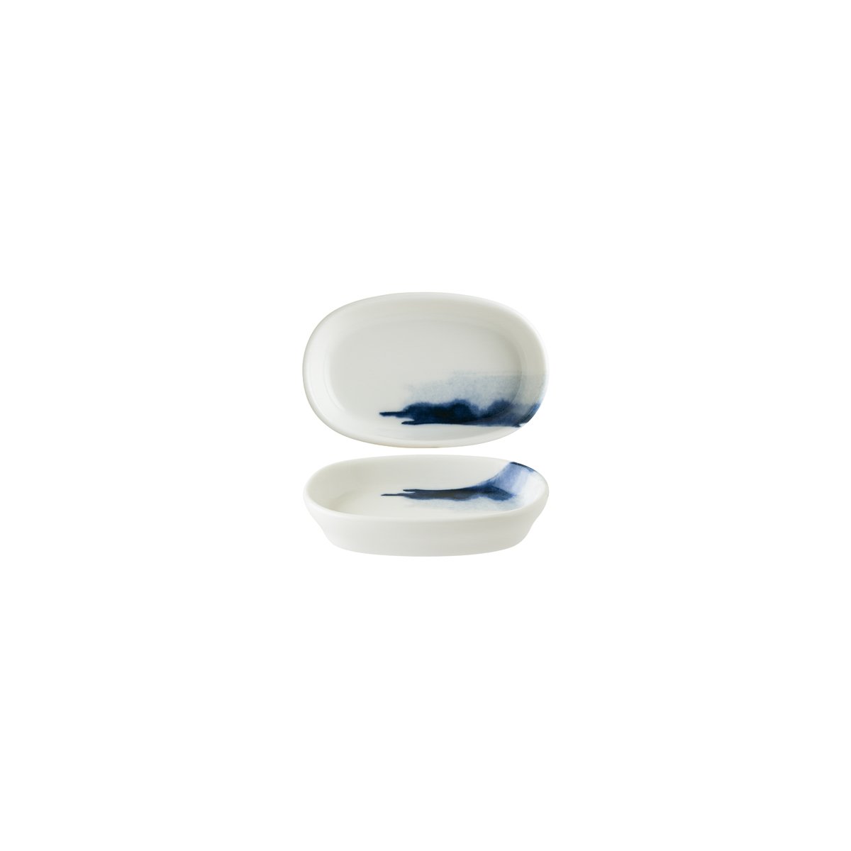 130286 Bonna Blue Wave Hygge Oval Dish 100x65x22mm Tomkin Australia Hospitality Supplies