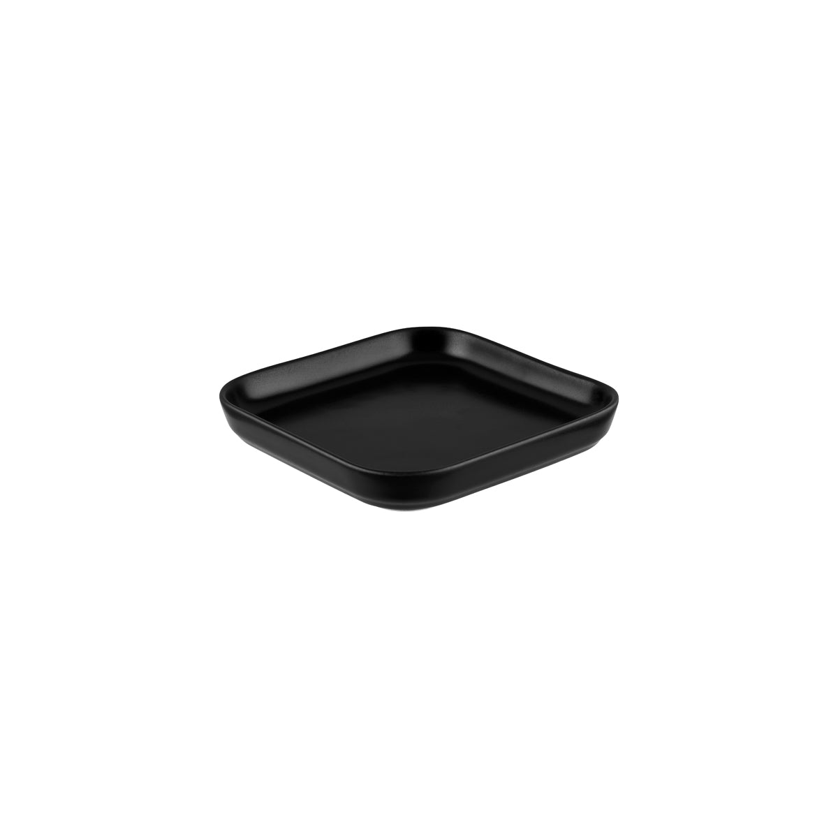 130737 Bonna Notte Black Square Dish 190x190x28mm/250ml Tomkin Australia Hospitality Supplies