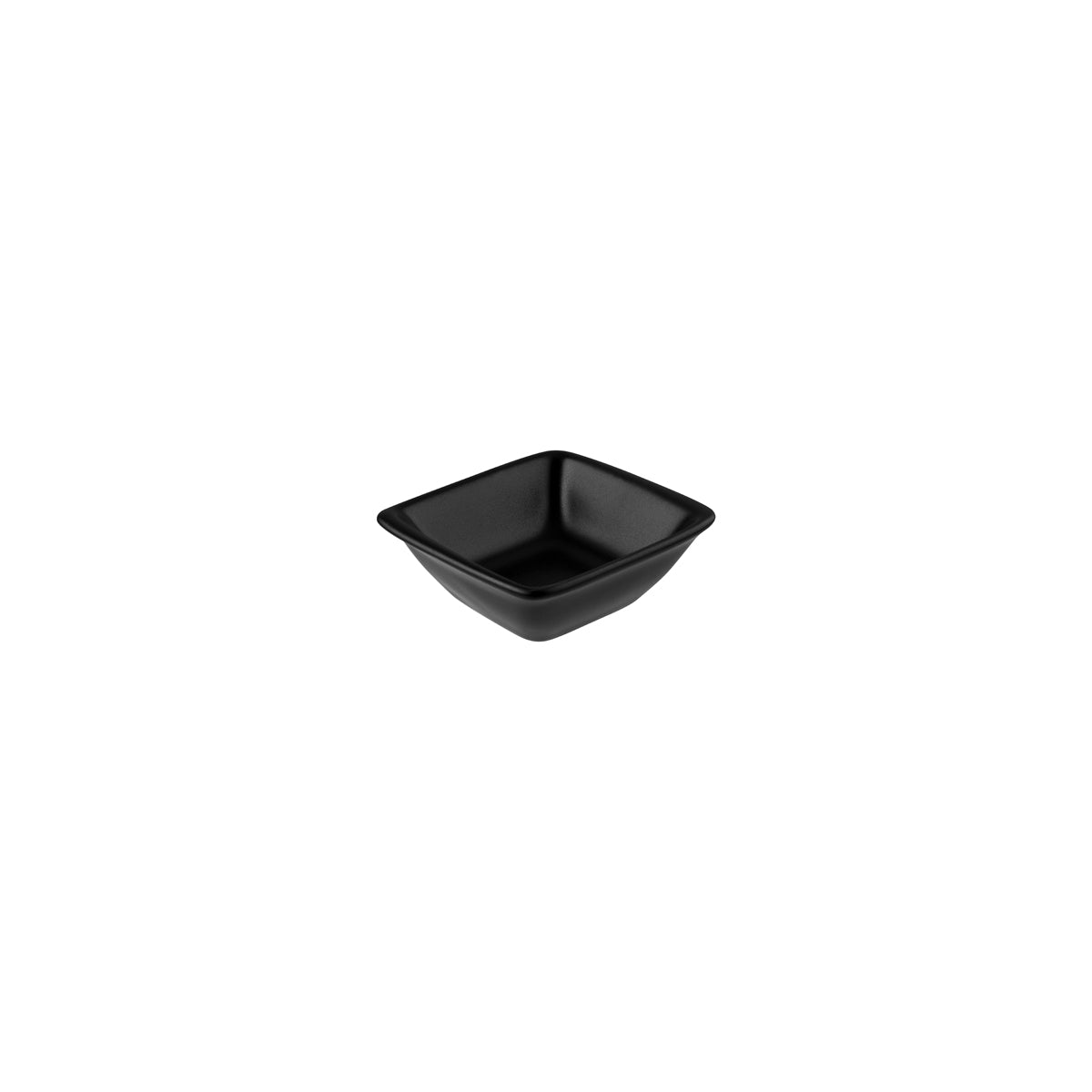 130740 Bonna Notte Black Rectangular Mini Bowl 80x85x30mm Tomkin Australia Hospitality Supplies