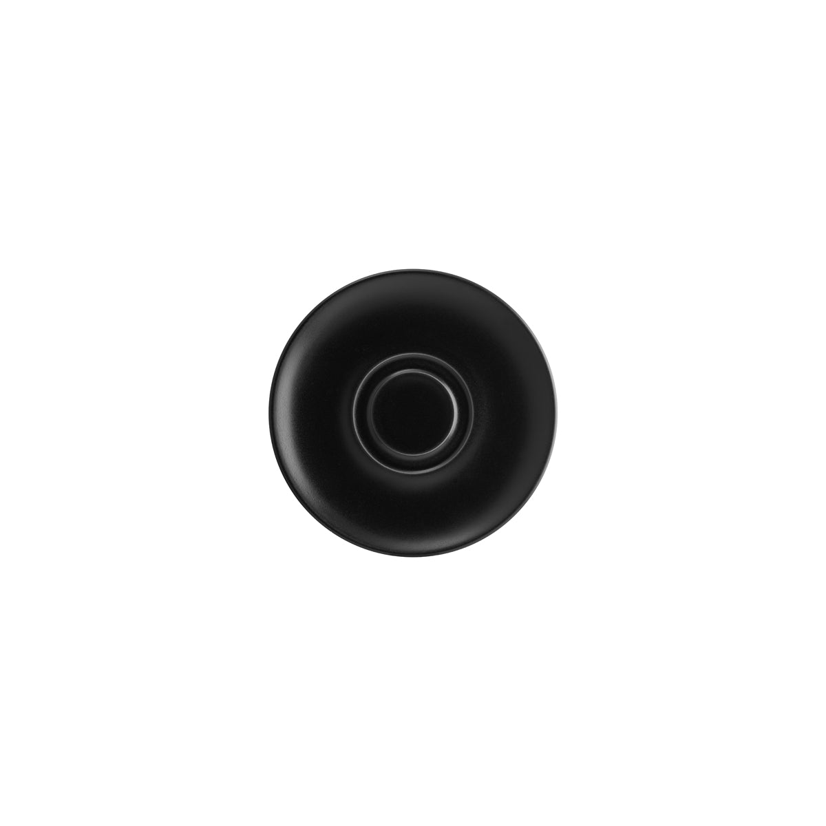 130753 Bonna Notte Black Consommé Saucer 190x20mm Tomkin Australia Hospitality Supplies