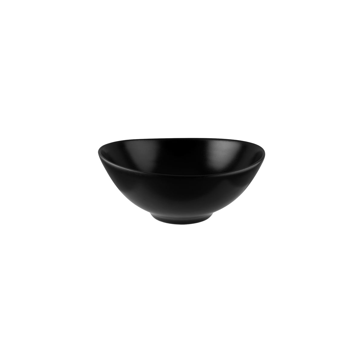 130763 Bonna Notte Black Agora Round Bowl 250x100mm/2100ml Tomkin Australia Hospitality Supplies