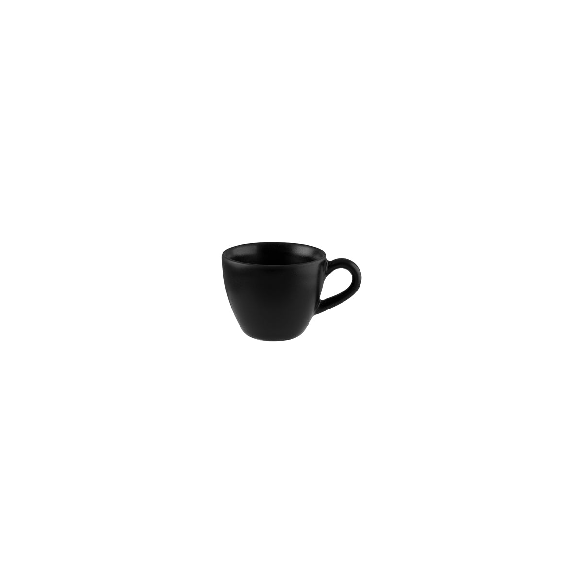 130780 Bonna Notte Black Turkish Coffee Cup 90x75mm/70ml Tomkin Australia Hospitality Supplies