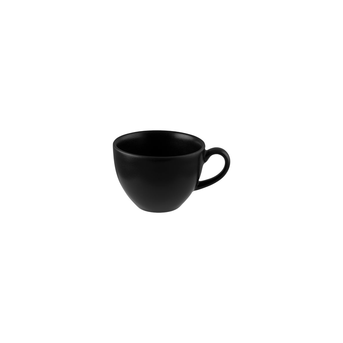 130782 Bonna Notte Black Rita Coffee Cup 90x68mm/230ml Tomkin Australia Hospitality Supplies