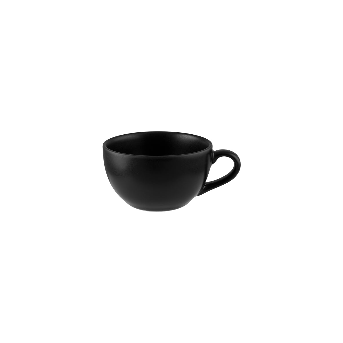 130784 Bonna Notte Black Rita Coffee Cup 110x70mm/350ml Tomkin Australia Hospitality Supplies