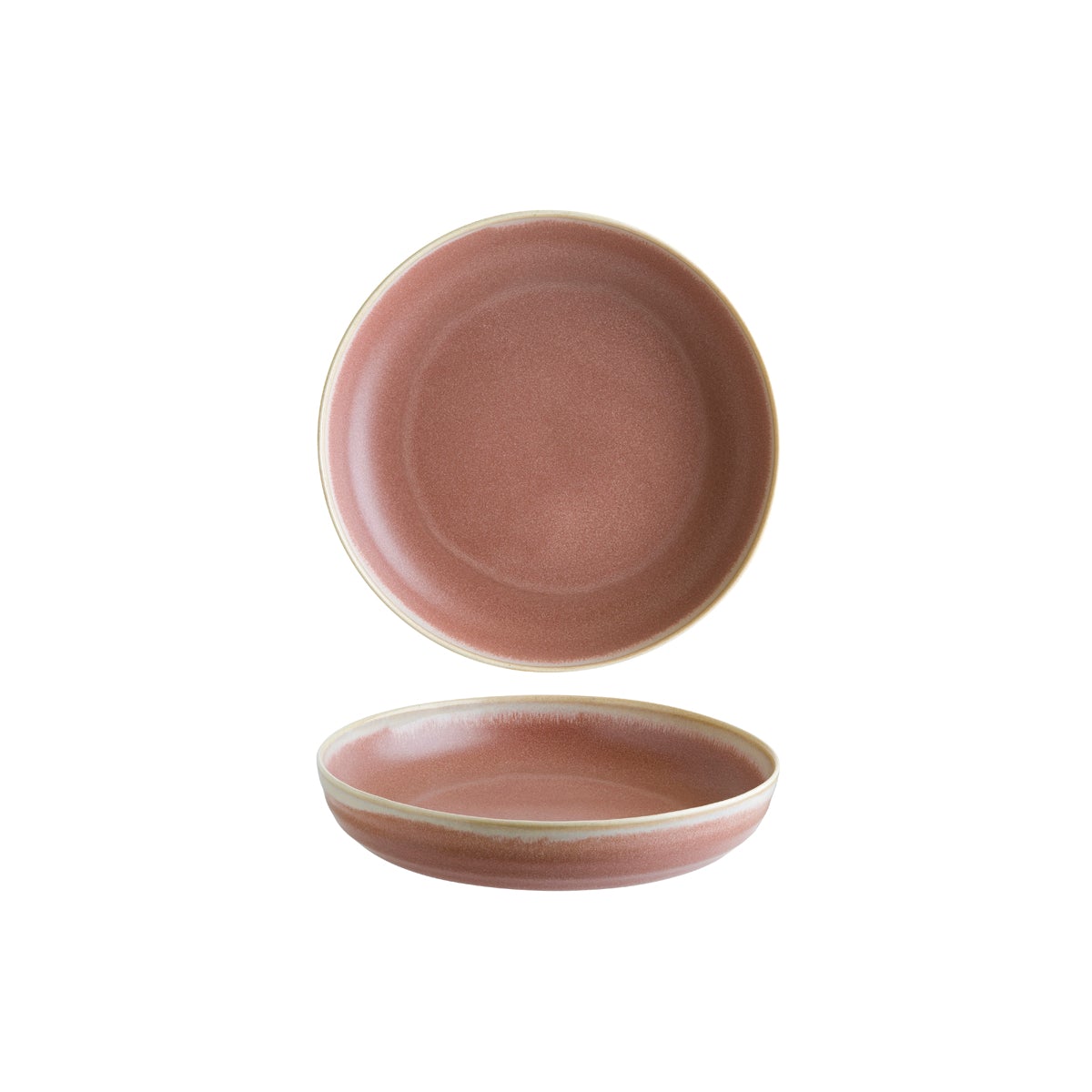 140223-P Bonna Terra Pott Pink Round Bowl 220mm Tomkin Australia Hospitality Supplies