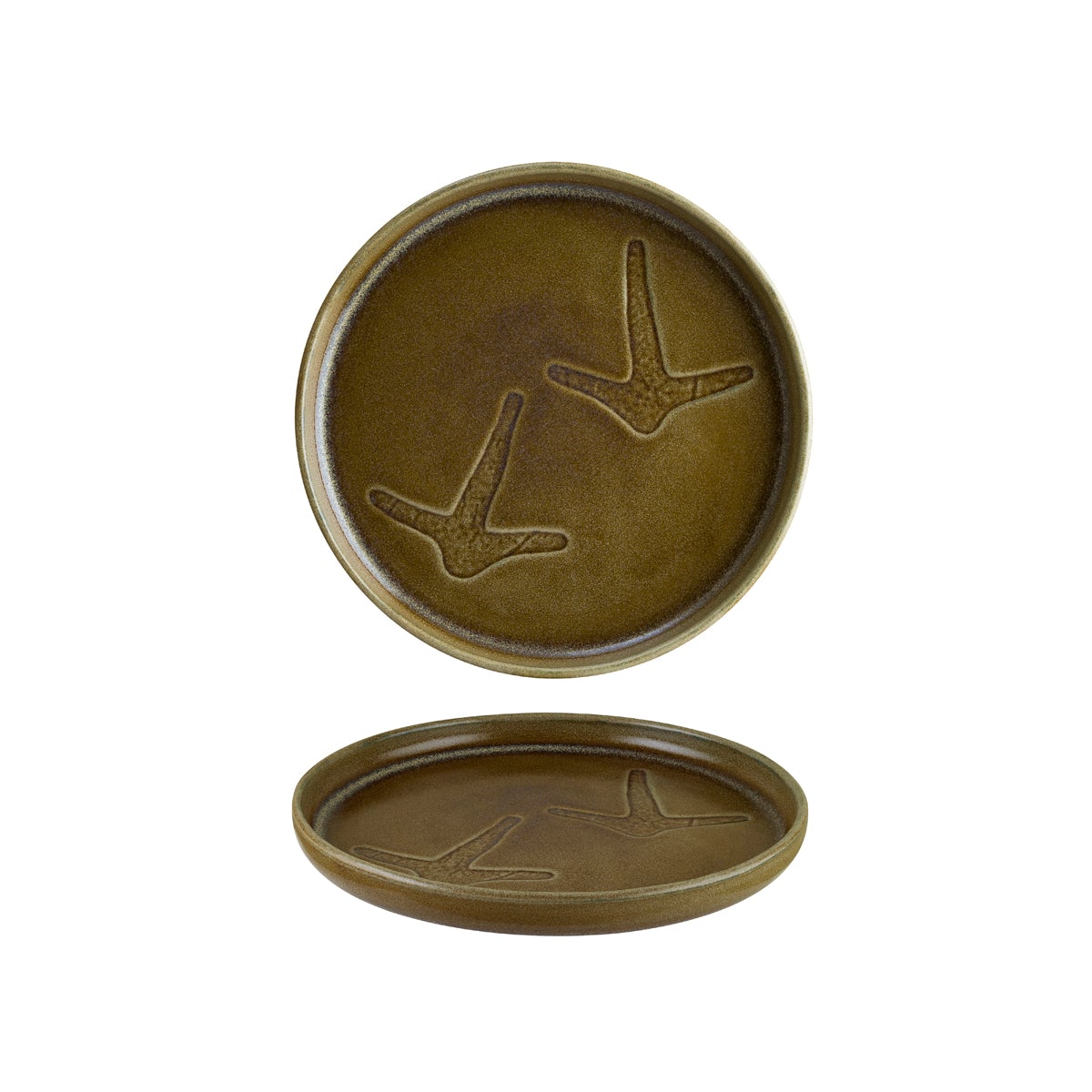 140314 Bonna Terra Prints Round Plate 250mm Tomkin Australia Hospitality Supplies