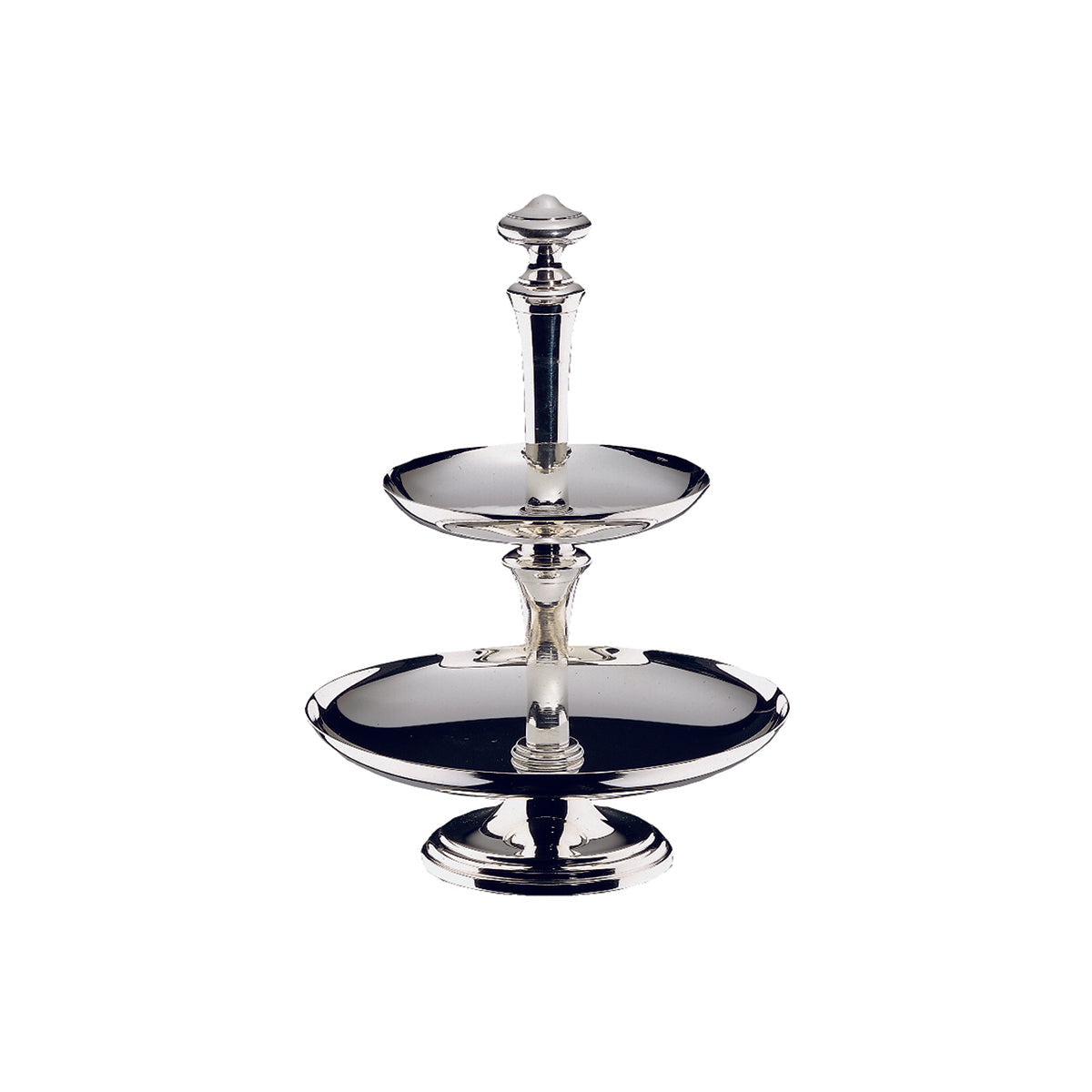 19.6907.6440 WMF Classic 2-Tier Pastry Stand 155x215mm Silverplated Tomkin Australia Hospitality Supplies