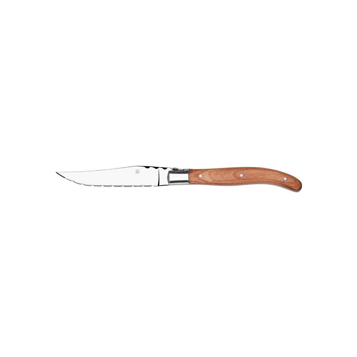 20644 Tablekraft Steak Knives Paris Steak Knife 242mm Wood Pakkawood Handle Tomkin Australia Hospitality Supplies