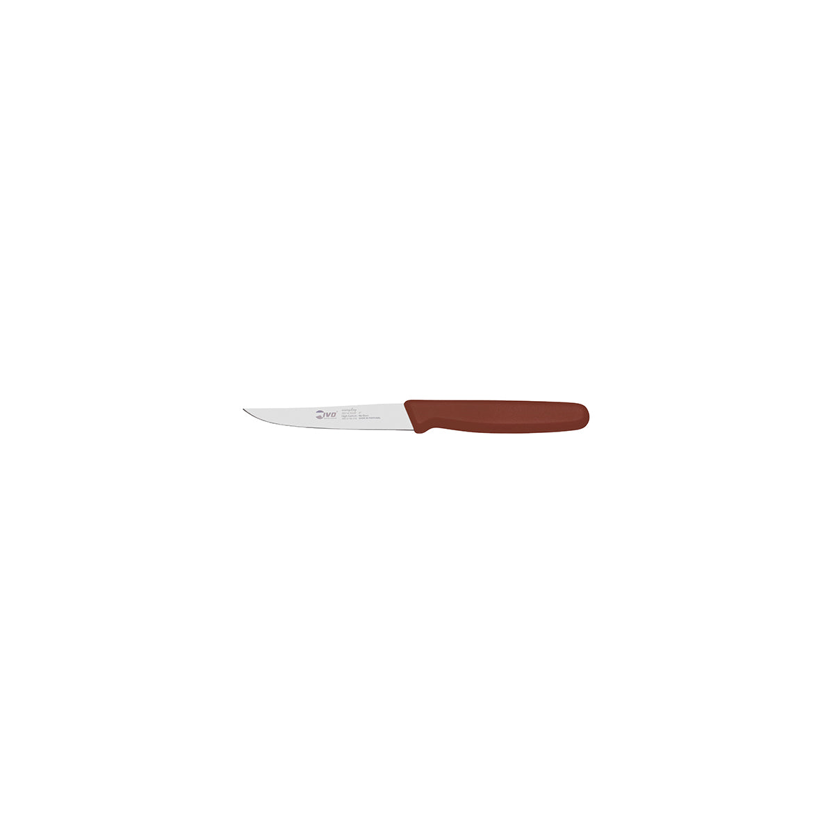 25421 Ivo Professional Line I Paring Knife Brown 100mm Tomkin Australia Hospitality Supplies