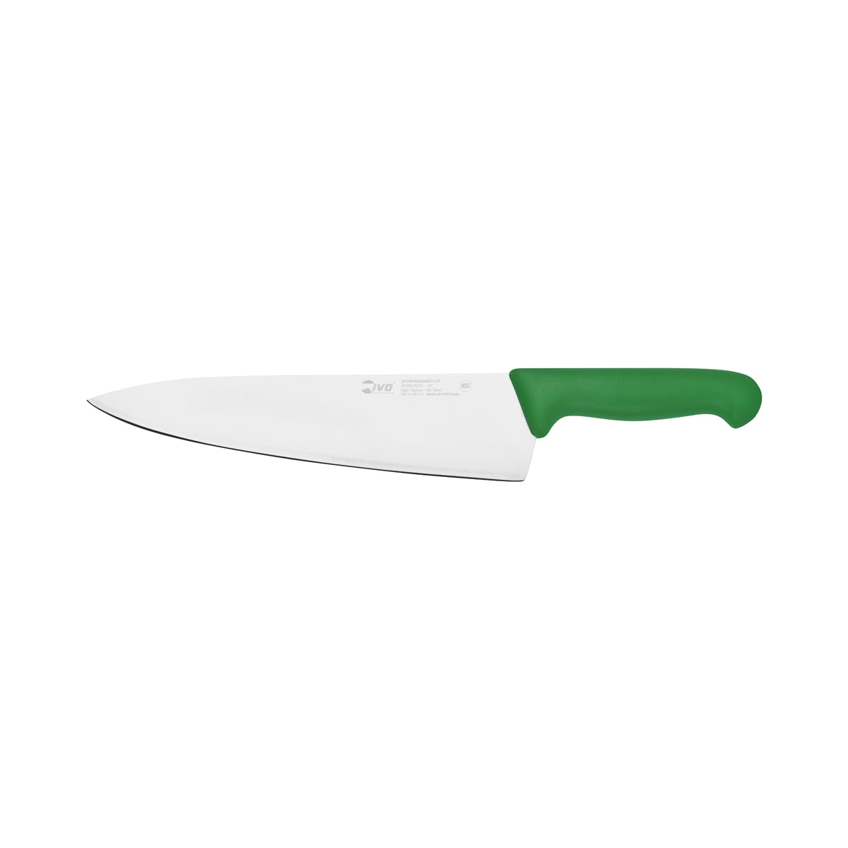 25449 Ivo Professional Line I Chefs Knife Green 250mm Tomkin Australia Hospitality Supplies