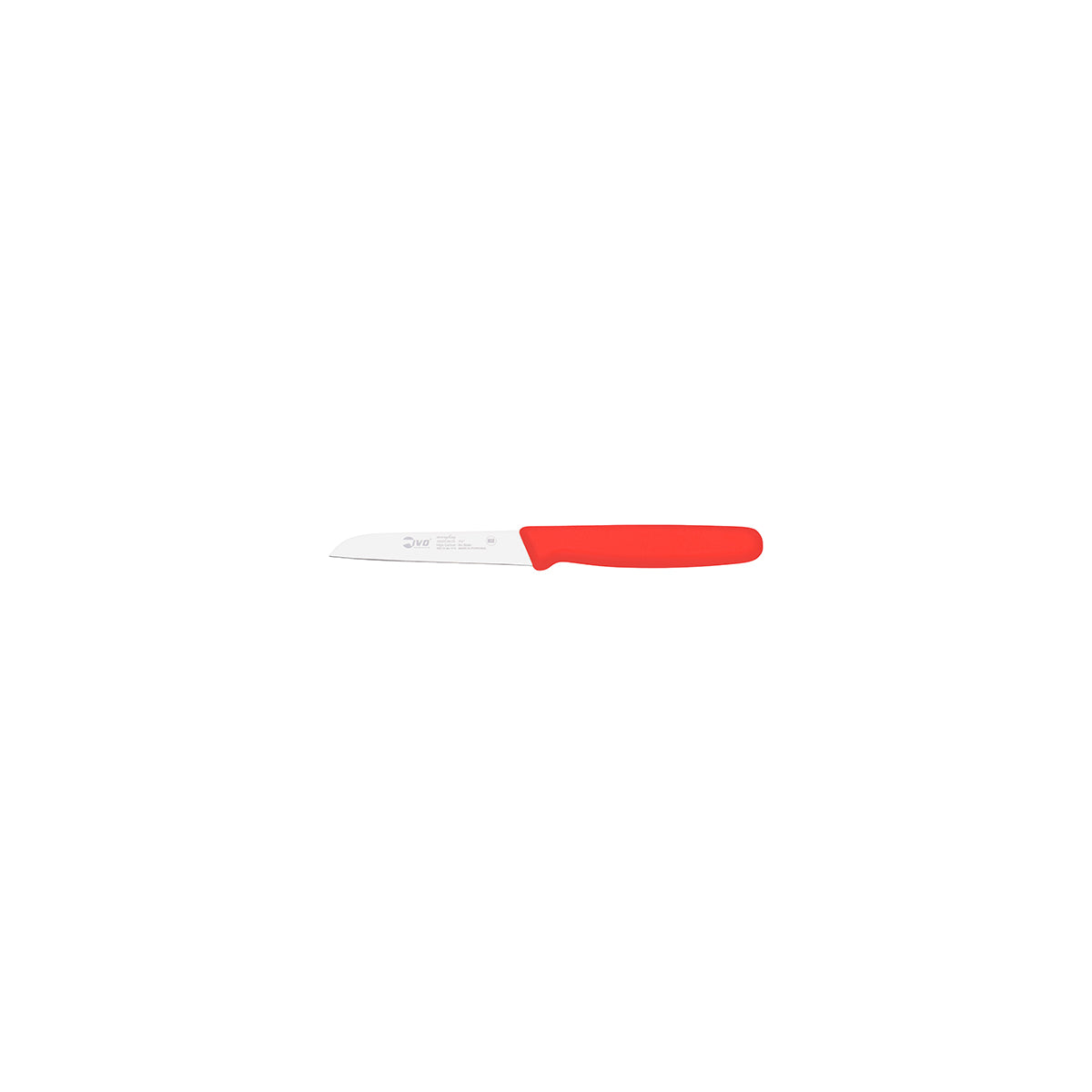 25460 Ivo Professional Line I Paring Knife Red 90mm Tomkin Australia Hospitality Supplies