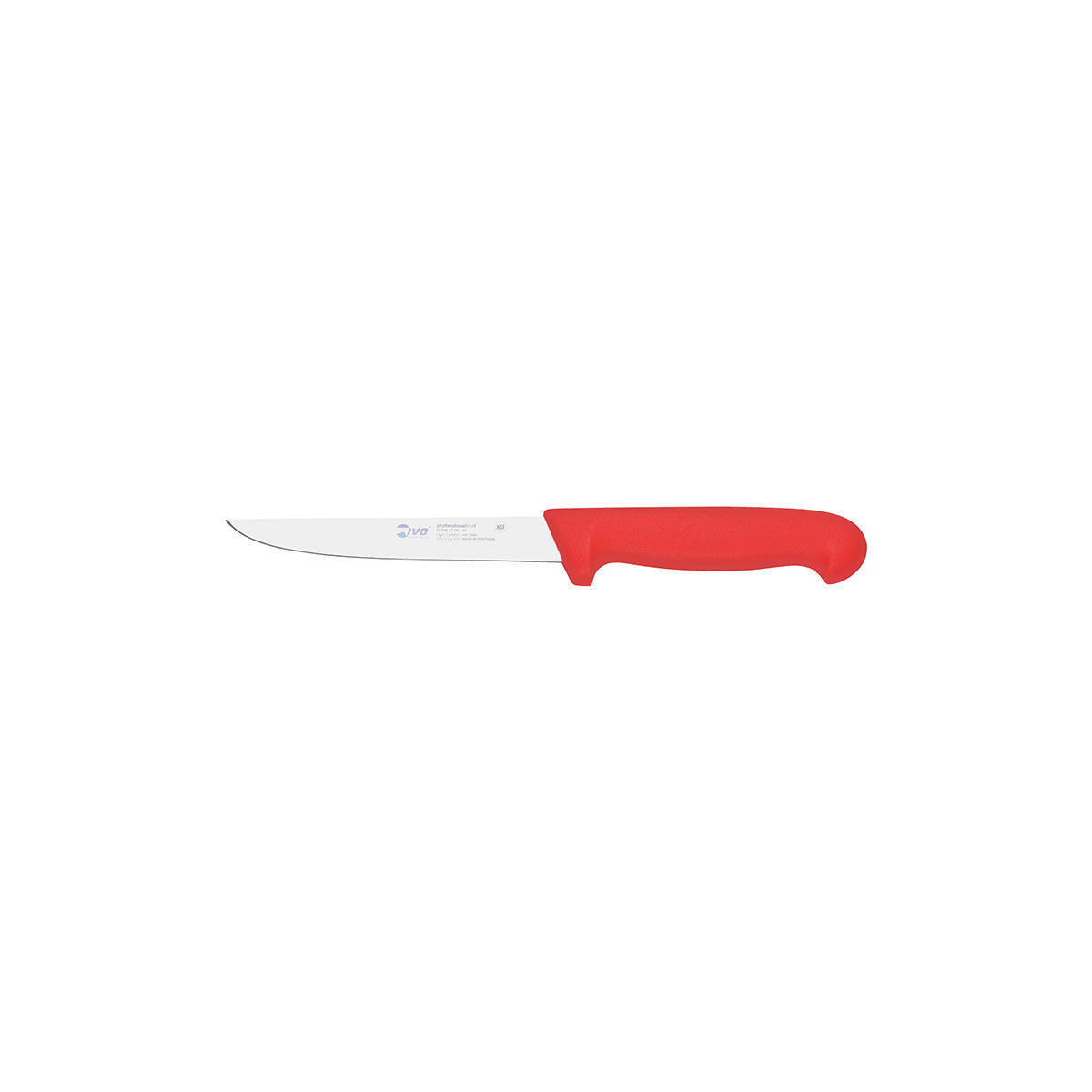25465 Ivo Professional Line I Boning Knife Red 150mm Tomkin Australia Hospitality Supplies