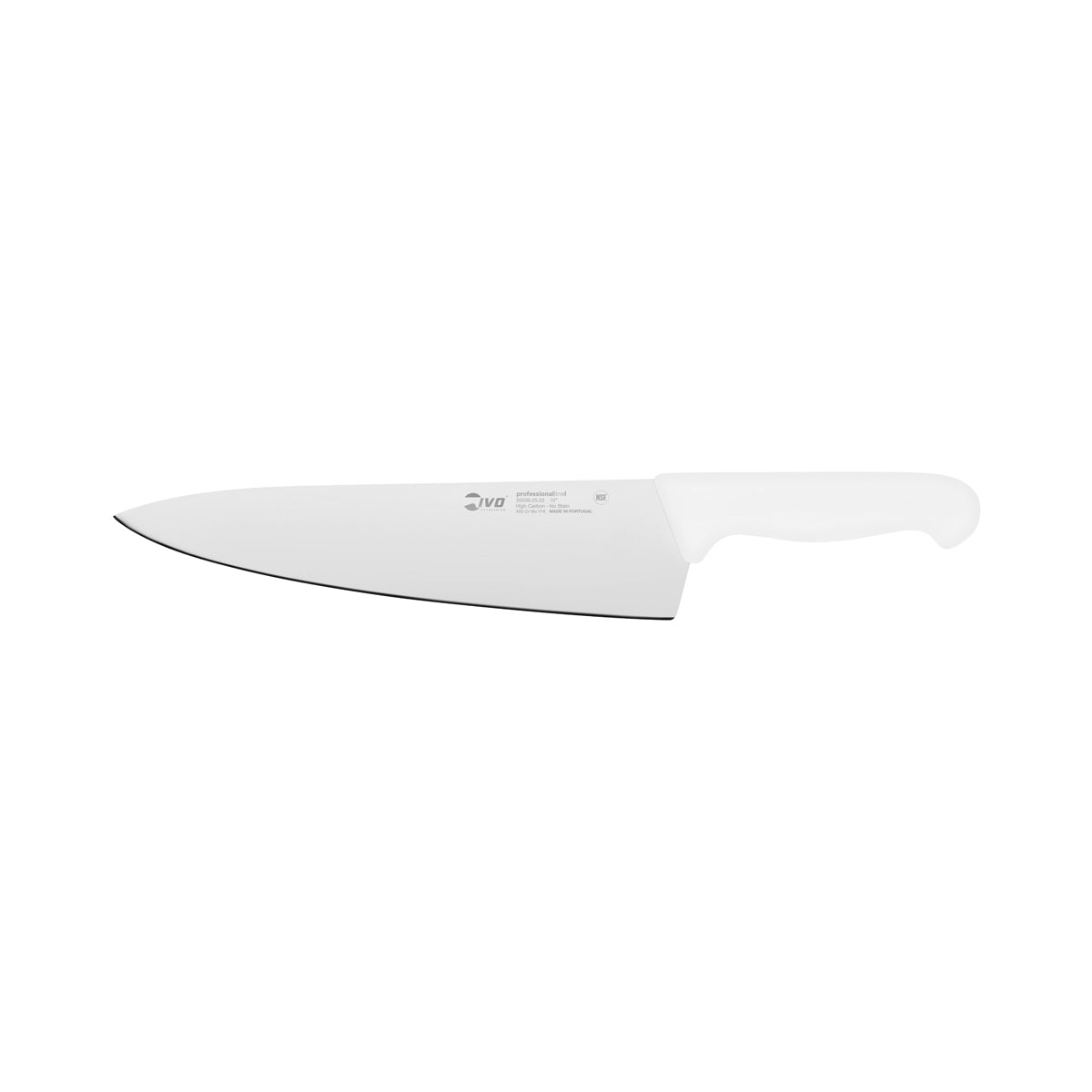 25477 Ivo Professional Line I Chefs Knife White 250mm Tomkin Australia Hospitality Supplies
