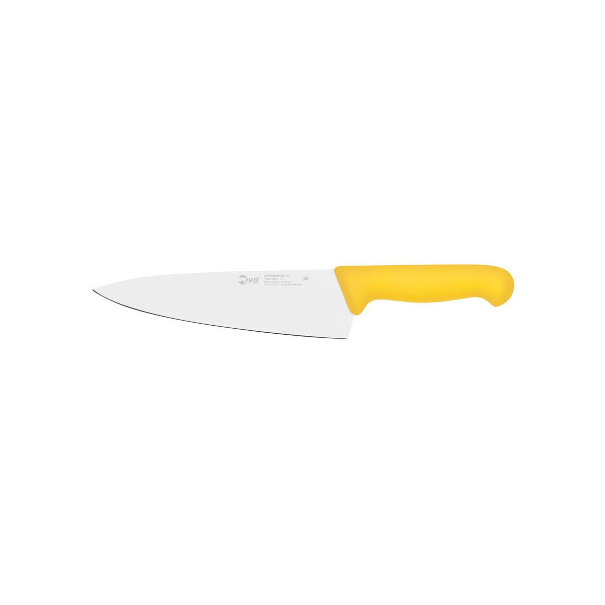 25494 Ivo Professional Line I Chefs Knife Yellow 200mm Tomkin Australia Hospitality Supplies