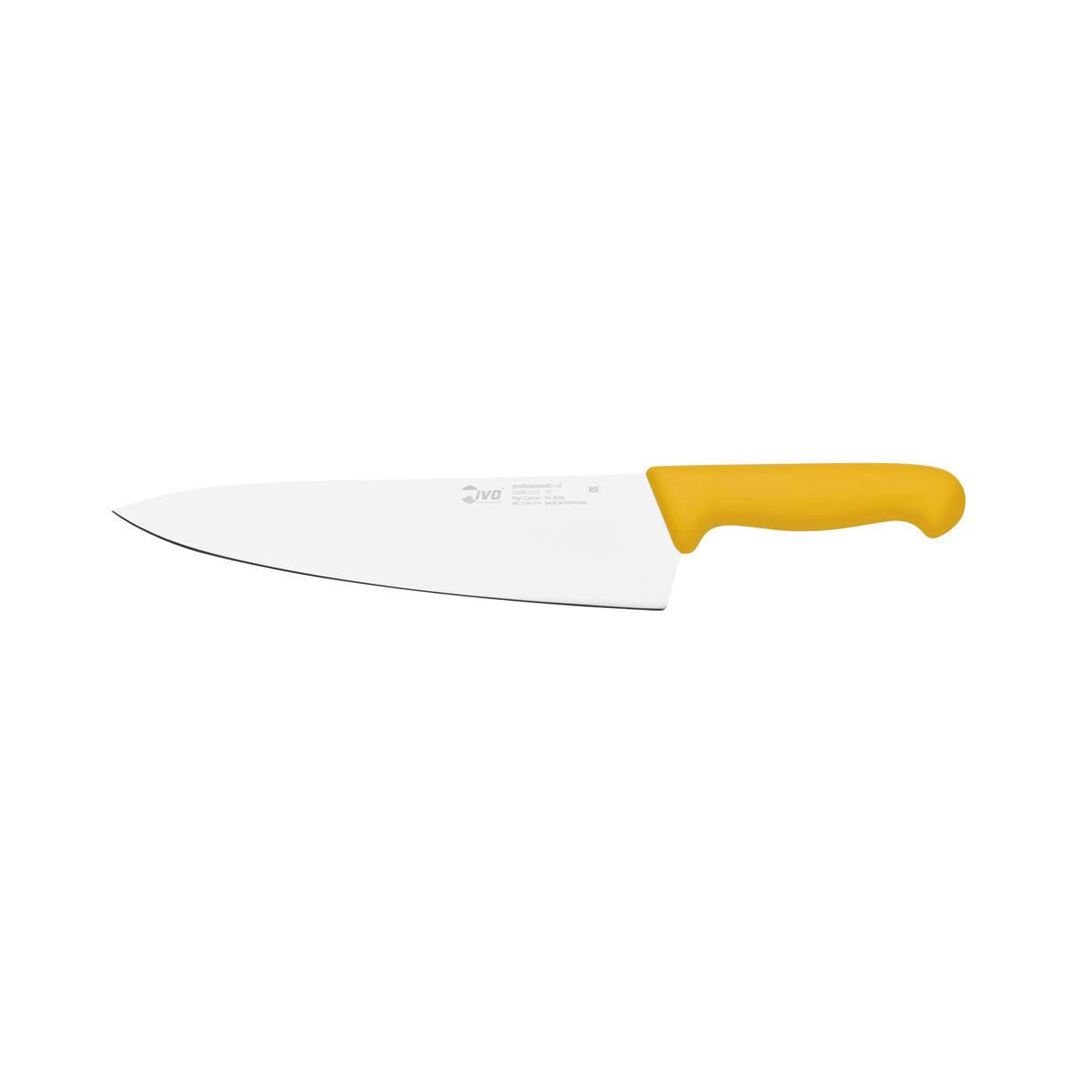 25495 Ivo Professional Line I Chefs Knife Yellow 250mm Tomkin Australia Hospitality Supplies