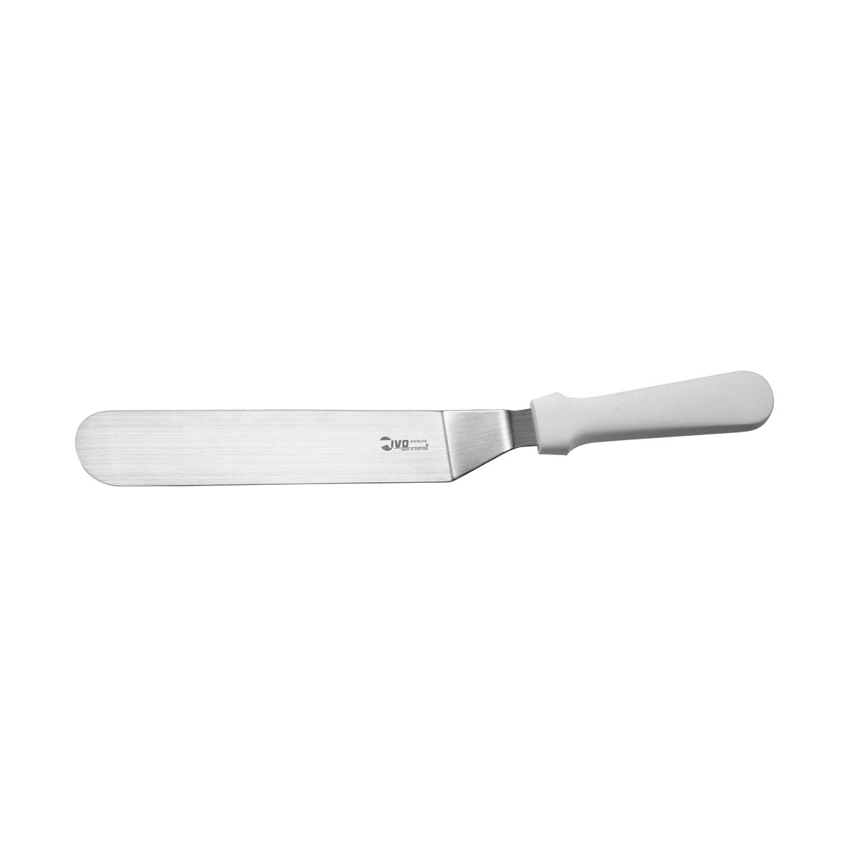 25551 Ivo Professional 86000 Spatula Cranked White 250mm Tomkin Australia Hospitality Supplies