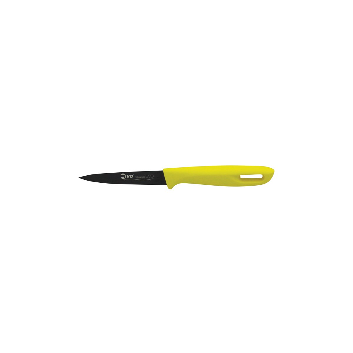 27085 Ivo Titanium Evo 221000 Paring Knife Yellow Handle 90mm Tomkin Australia Hospitality Supplies