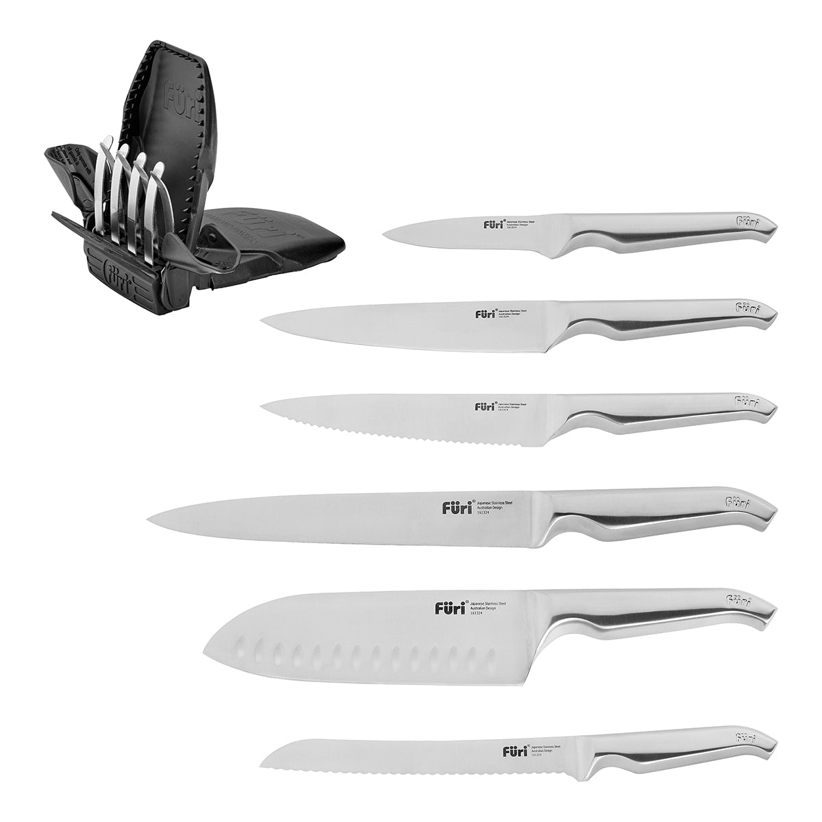 27139 Furi Pro Block Set 8pc Tomkin Australia Hospitality Supplies