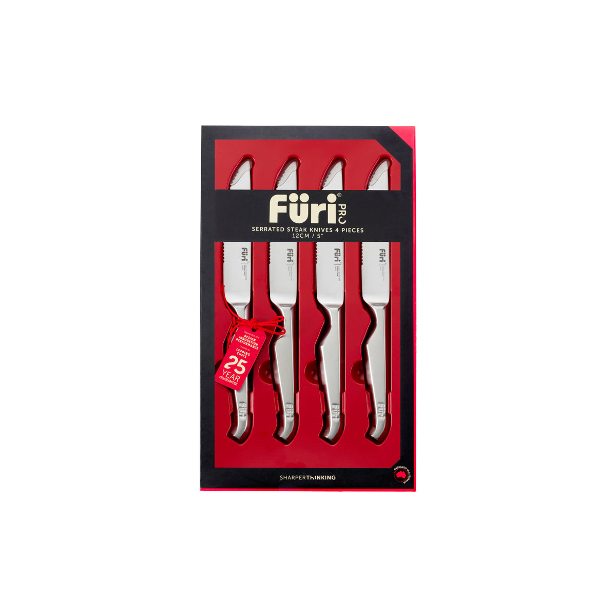 27144 Furi Pro Steak Knives Set 4pc Tomkin Australia Hospitality Supplies