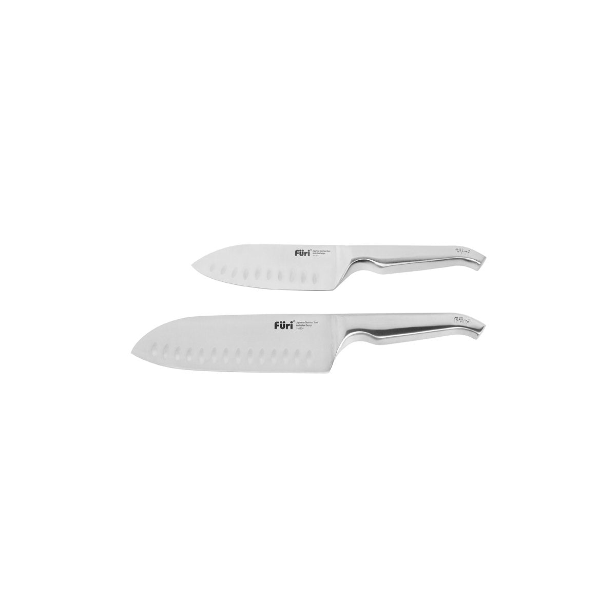 27165 Furi Pro Acacia East West Santoku Knife Set 2pc Tomkin Australia Hospitality Supplies