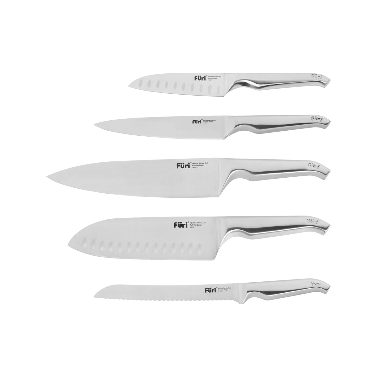 27203 Furi Pro Capsule Block Set 7pc Tomkin Australia Hospitality Supplies