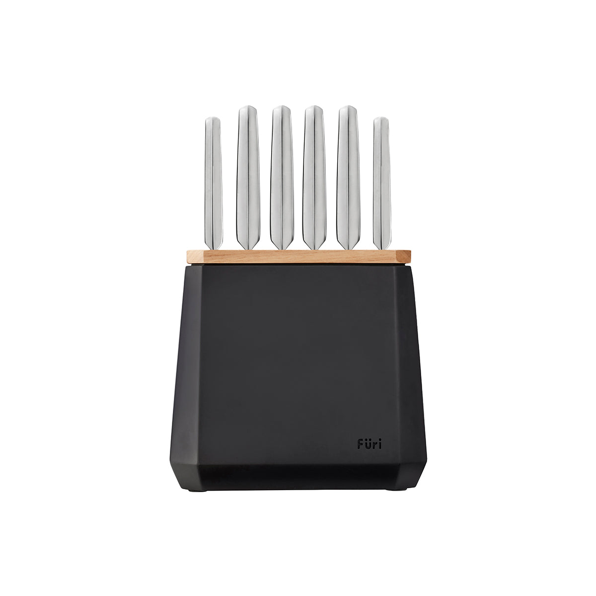 27269 Furi Pro Stone Midnight Knife Block Set 7pc Tomkin Australia Hospitality Supplies