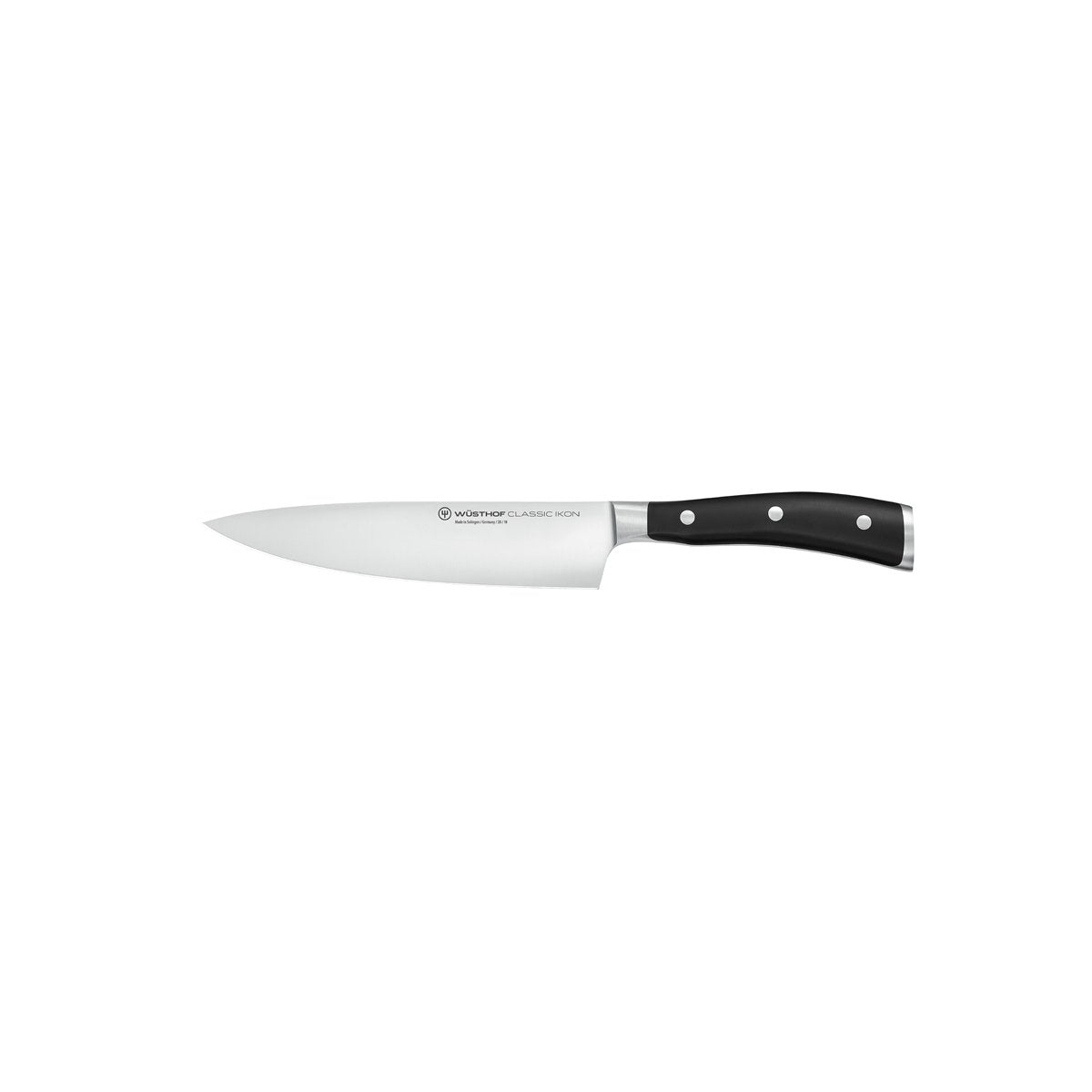 28008 Wusthof Classic Ikon Black Cooks Knife 180mm Tomkin Australia Hospitality Supplies