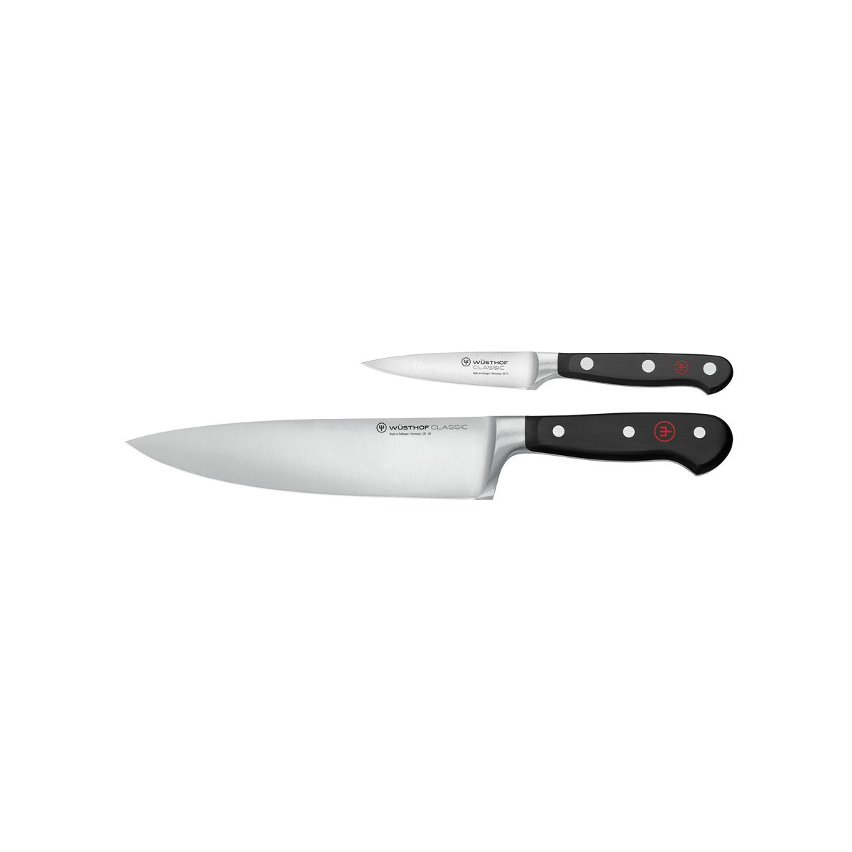 28100 Wusthof Classic Cooks And Paring Knife Set 2pc Tomkin Australia Hospitality Supplies