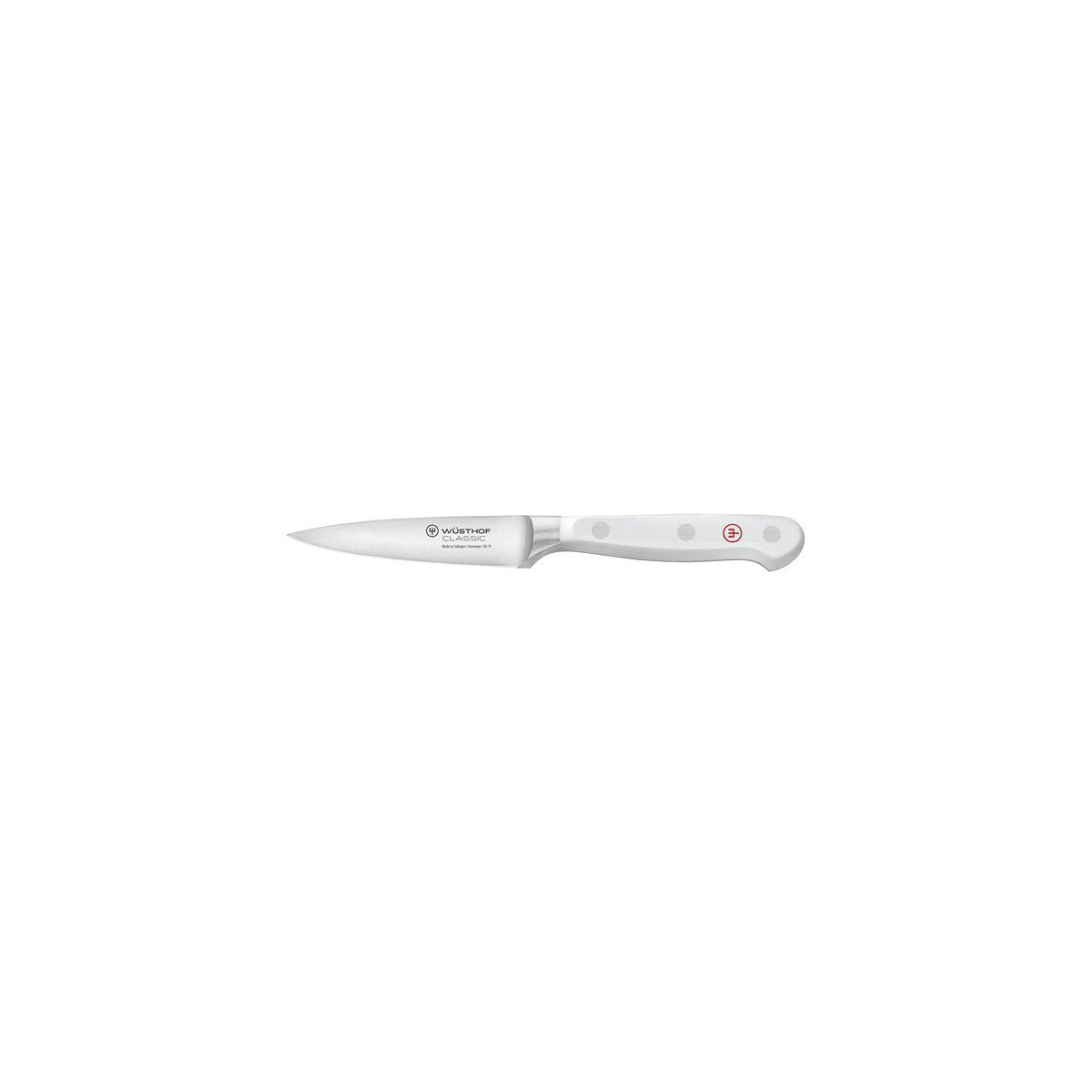 28172 Wusthof Classic White Paring Knife 90mm Tomkin Australia Hospitality Supplies