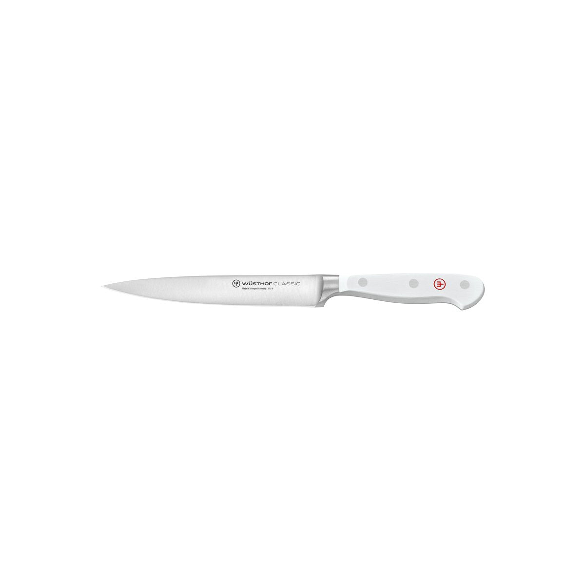 28173 Wusthof Classic White Utility Knife 160mm Tomkin Australia Hospitality Supplies
