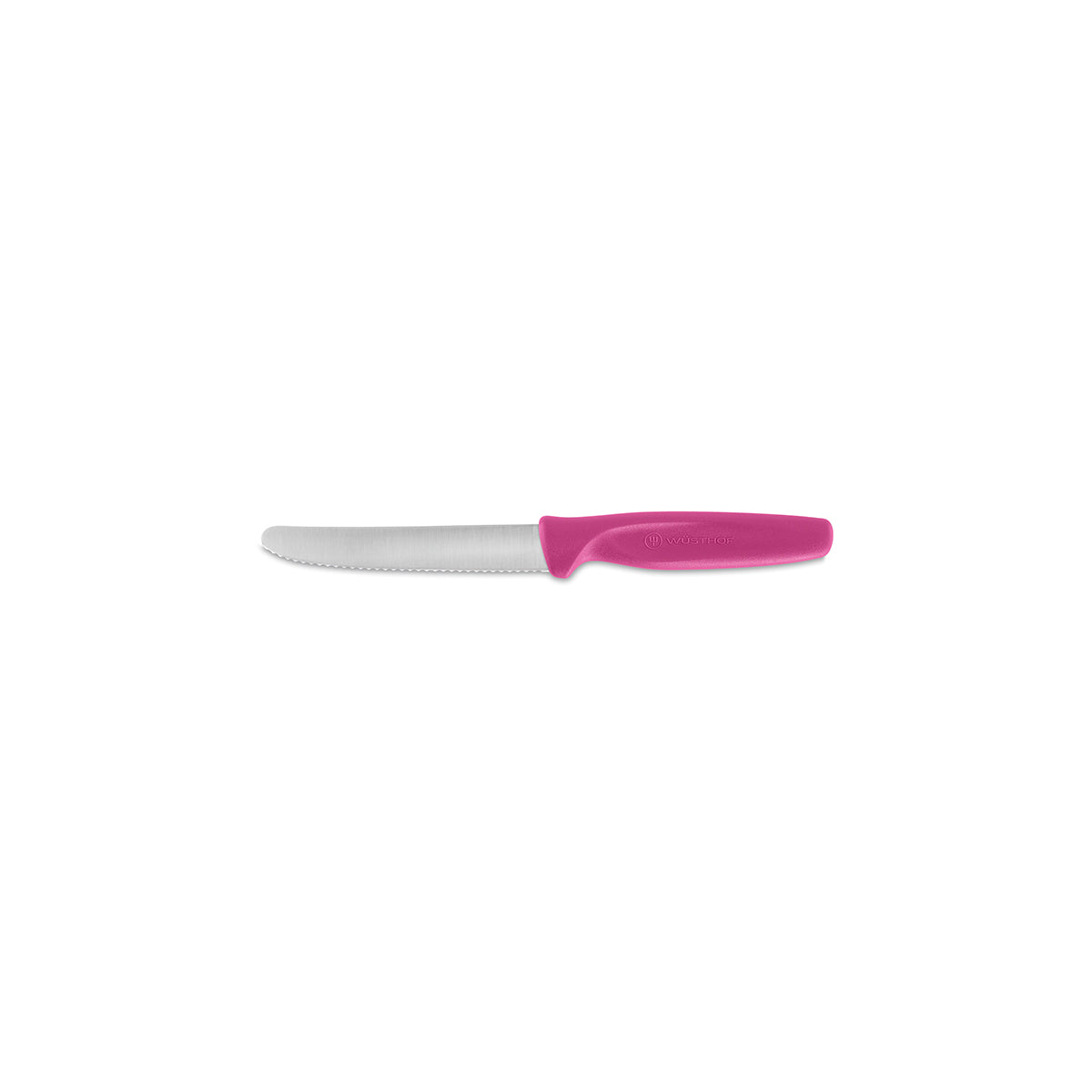 28519 Wusthof Create Serrated Paring 100m Magenta  Tomkin Australia Hospitality Supplies