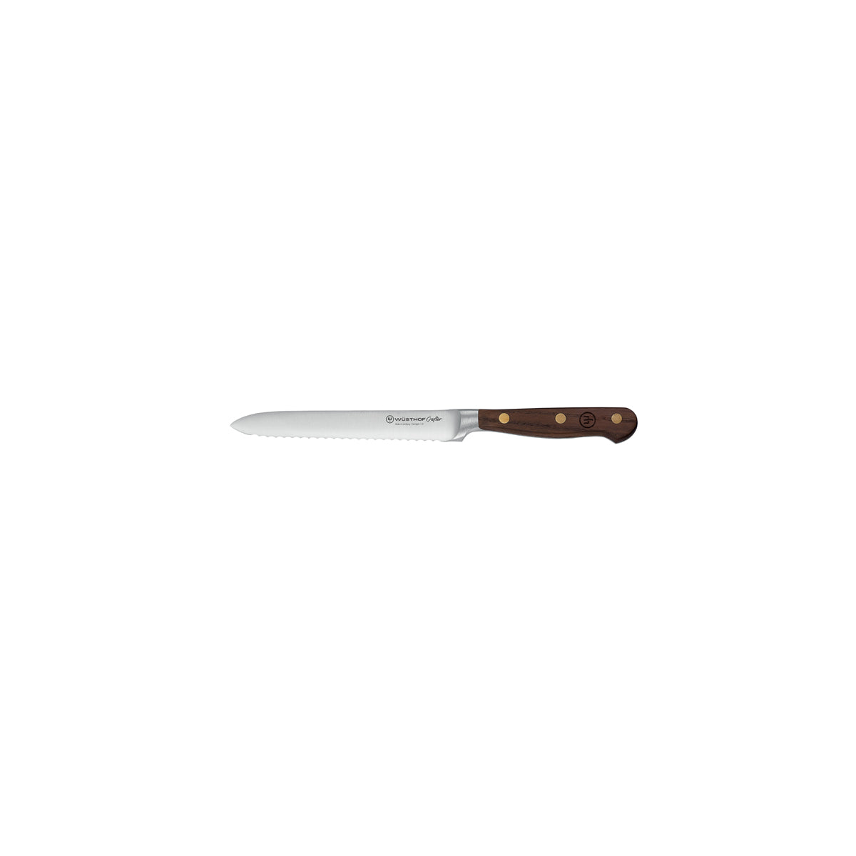 28702 Wusthof Crafter Sausage Knife - Serrated Edge 140mm Tomkin Australia Hospitality Supplies