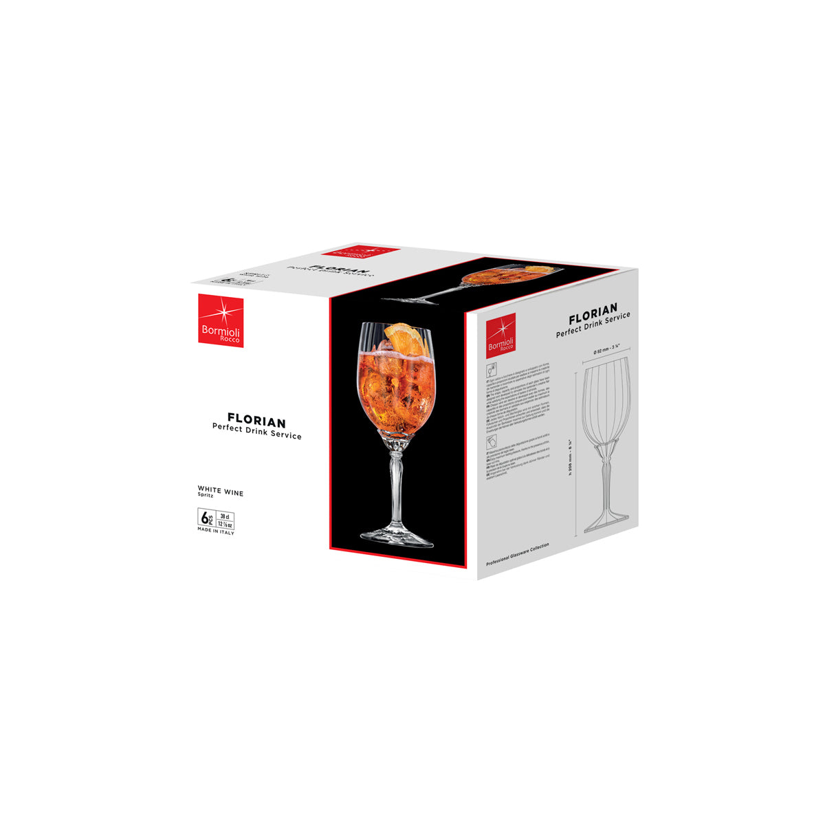 310-483 Bormioli Rocco Florian White Wine Glass 380ml Tomkin Australia Hospitality Supplies