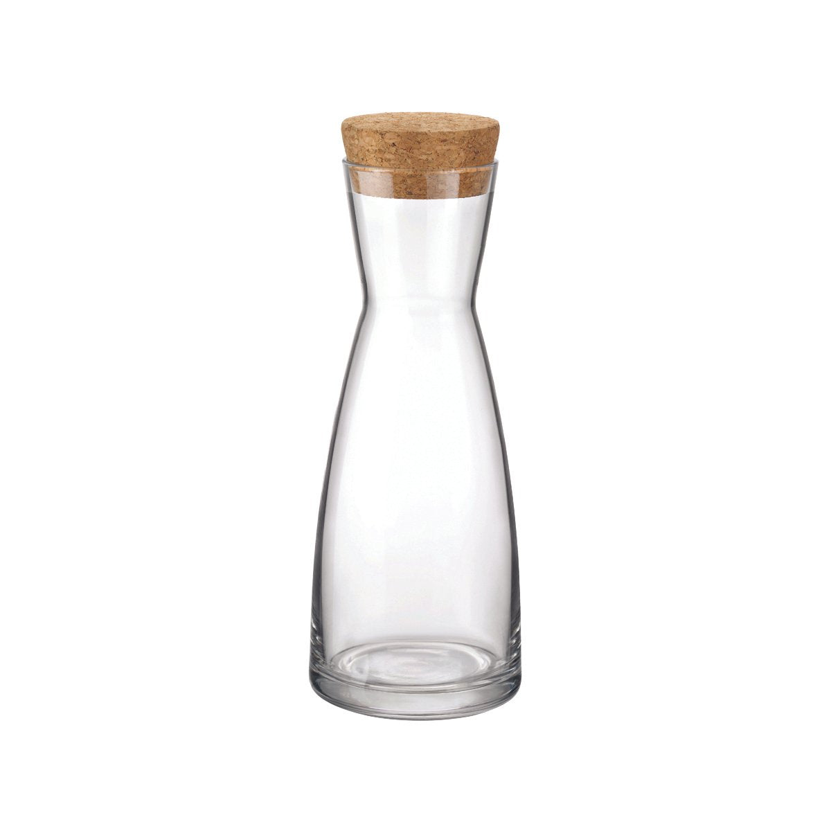 330-008 Bormioli Rocco Ypsilon Carafe 1075ml With Cork Lid Tomkin Australia Hospitality Supplies