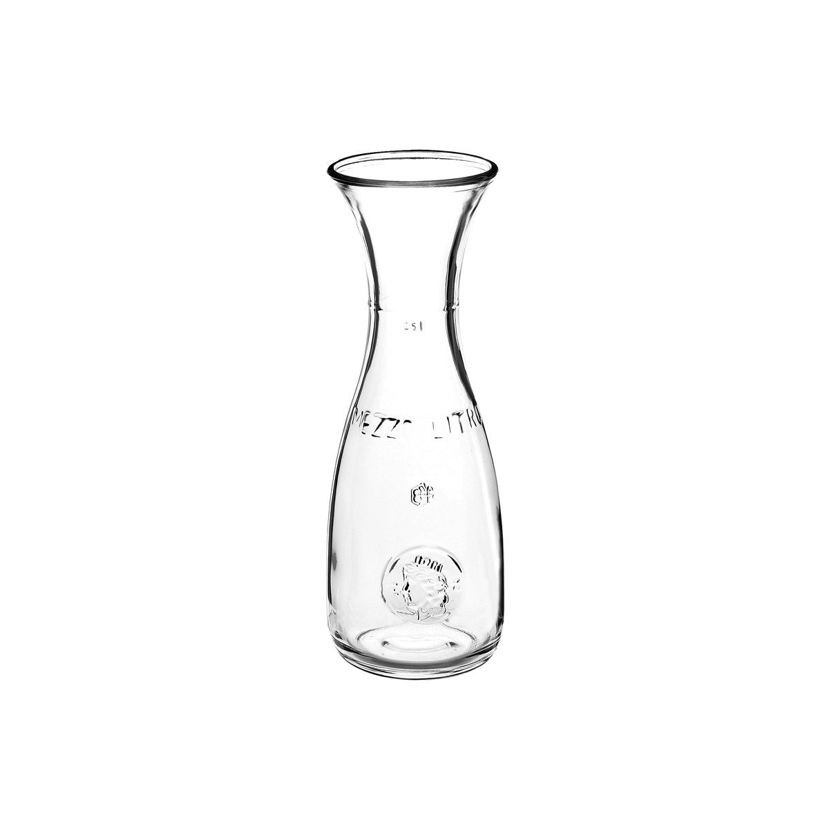 Carafe à Pain Bormioli Rocco 1 Litre - Verre Trempé - Style Bistro - Ensemble De 6 - Fabriqué En Italie