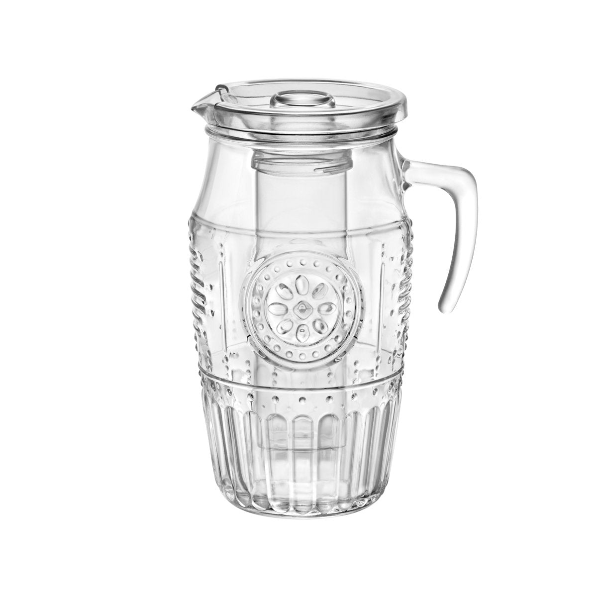 330-118 Bormioli Rocco Romantic Water Pitcher 1945ml With Lid &amp; Ice Chamber Tomkin Australia Hospitality Supplies