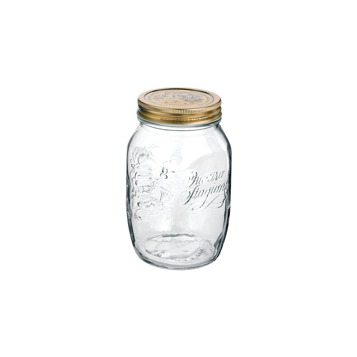 340-014 Bormioli Rocco Quattro Stagioni Jar with Lid 1000ml Tomkin Australia Hospitality Supplies