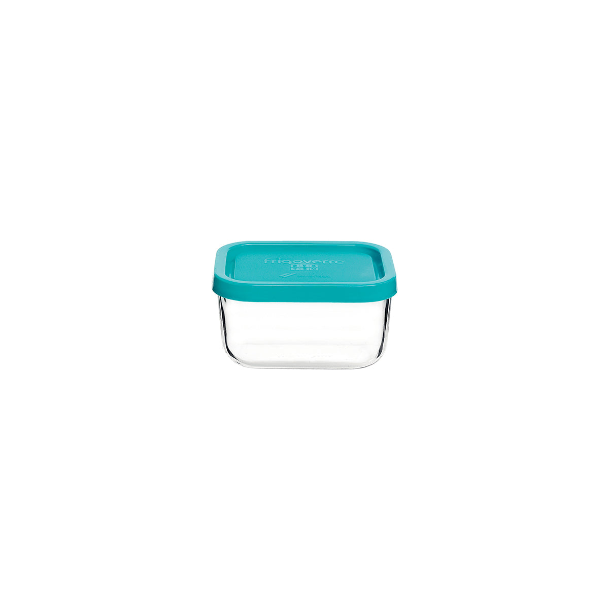 350-010 Bormioli Rocco Frigoverre Square Container with Blue Lid 750ml Tomkin Australia Hospitality Supplies