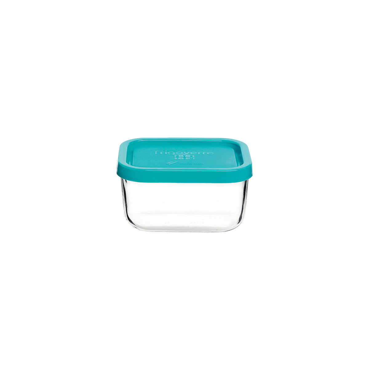 350-011 Bormioli Rocco Frigoverre Square Container with Blue Lid 1600ml Tomkin Australia Hospitality Supplies